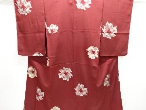 レトロ アンティーク　大正ロマン　孔雀　お召　着物　アンティーク着物　NO レトロ アンティーク 大正ロマン 孔雀 お召 着物 アンティーク